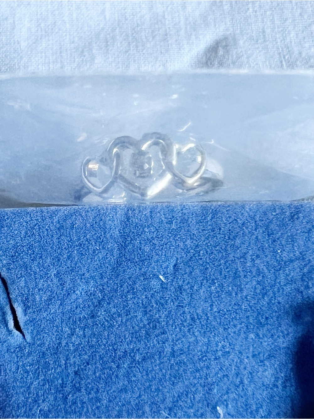 Vintage Avon Silvertone Heart Anklet & Toe Ring Set - Picture 5 of 7